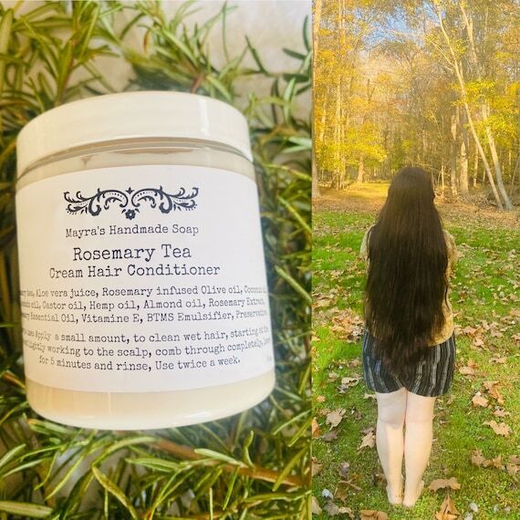 Rosemary Hair Cream Conditioner | Natural| Ha...