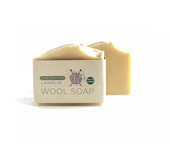 Lanolin Soap Unscented - Wool Soap - Unscent...
