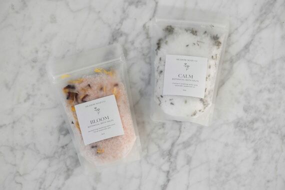 Natural Bath Salt Soak, Stress Relief Self Ca...