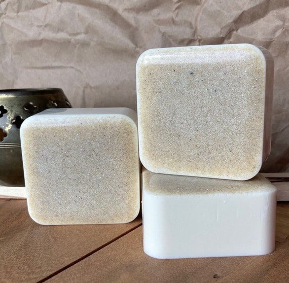 Bergamot Sandalwood Oatmeal Soap: Handmade Ex...
