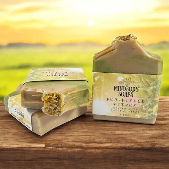 Sun Kissed Citrus Soap – Refreshing Handmad...