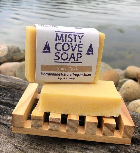 Spice Cake Soap: Handmade Vegan Soap with Pum...