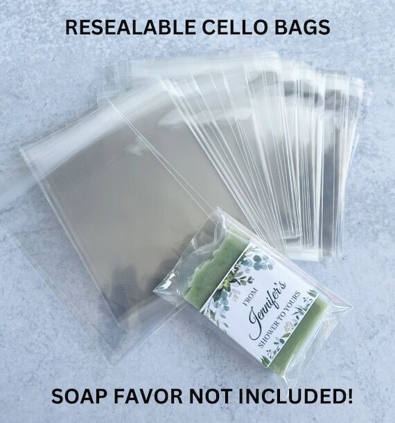 Packaging option for soap bar favors, Plastic...