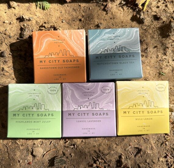 Mini Louisville Soap Bars, 1 oz Handmade Gues...