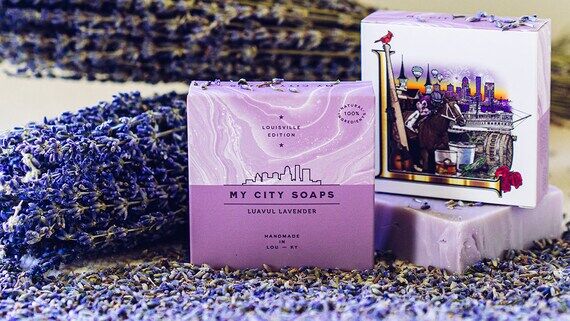 Handmade Lavender Soap Bar, Natural Lavender ...