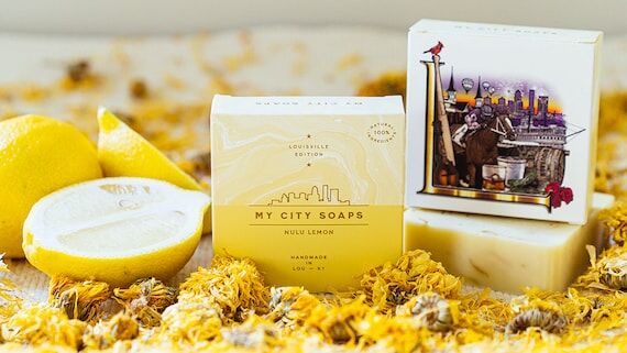 Lemon Lemongrass Soap Bar, Handmade Citrus So...