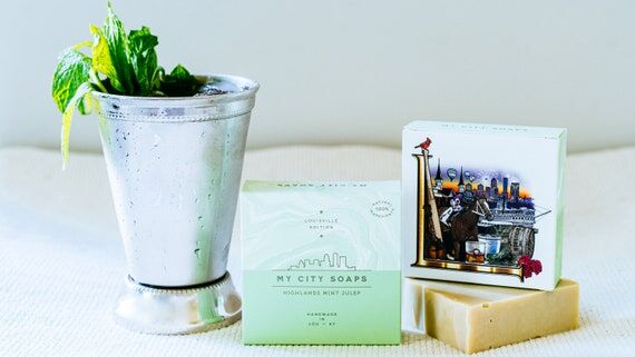Mint Julep Soap Bar, Spearmint Peppermint Soa...