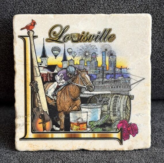 Louisville Kentucky Coaster, premium Italian ...