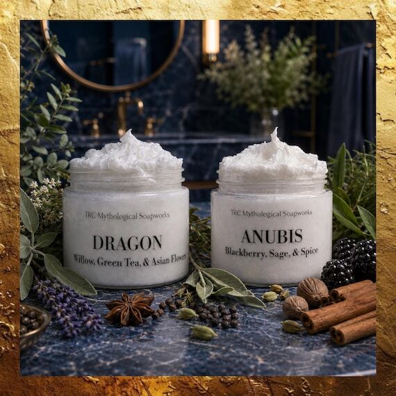 Shaving Cream - Herbs & Spice Scent Choice. H...
