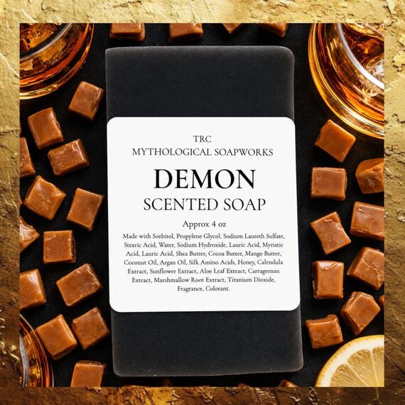 DEMON Sweet Bourbon Soap. Handmade Soaps Insp...