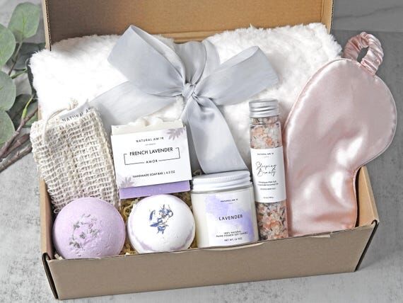Relaxation Spa Bath Gift Box| Lavender Self C...
