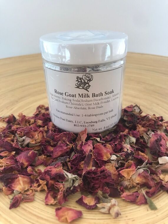Luxurious Rose Goat Milk Bath Soak 4 oz. Rela...