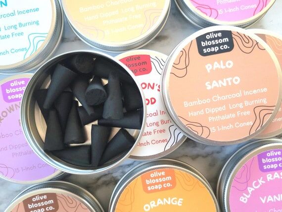 1 Inch TOP FLOW Incense Cones, Multiple Scent...