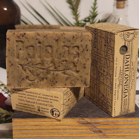 Handmade Coffee Soap, Natural Exfoliating Bar...