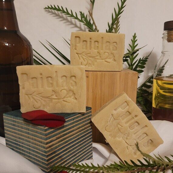 Handmade Green Clay Soap, Natural Essential O...