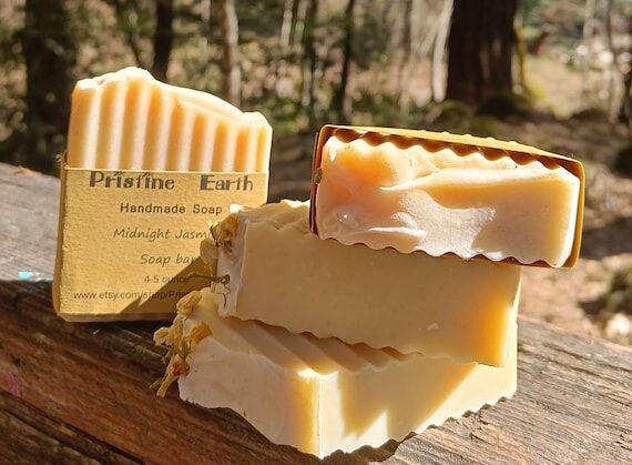 Midnight Jasmine Soap Bar | Floral Luxury Soa...