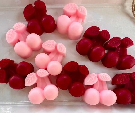 Cherry Almond Mini Soaps: Bag of 10...