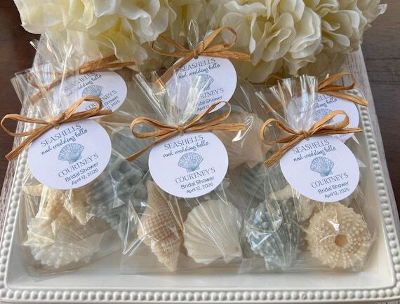 Seashell Soap Favors (Set of 10): Beach Weddi...