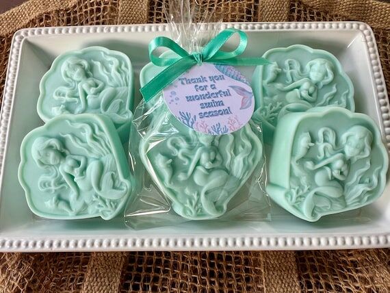 Mermaid Soap Party Favors – Handcrafted Sce...