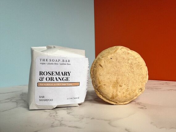 Cedarwood Orange & Rosemary Shampoo Bar -Vega...