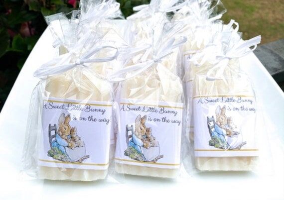 Bunny Baby Shower Soap Favors: Handmade 2oz P...