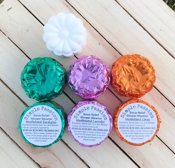 12 Mentholated Shower Steamers - Menthol Show...