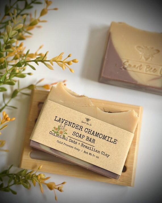 Lavender Chamomile Handmade Soap: Colloidal O...