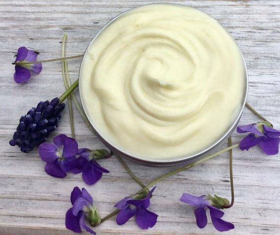 Whipped Lavender Body Butter, Organic Shea Bu...