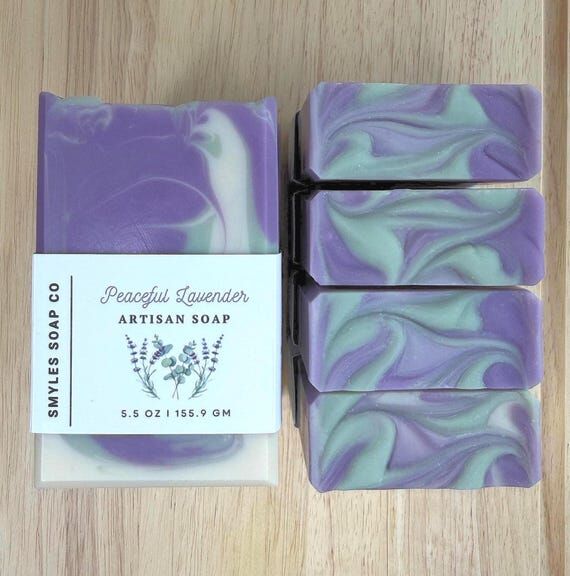 Peaceful Lavender Artisan Handmade Soap | Lav...