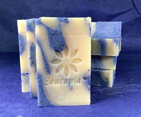 Frankincense Lemongrass Exfoliating Bar Soap,...