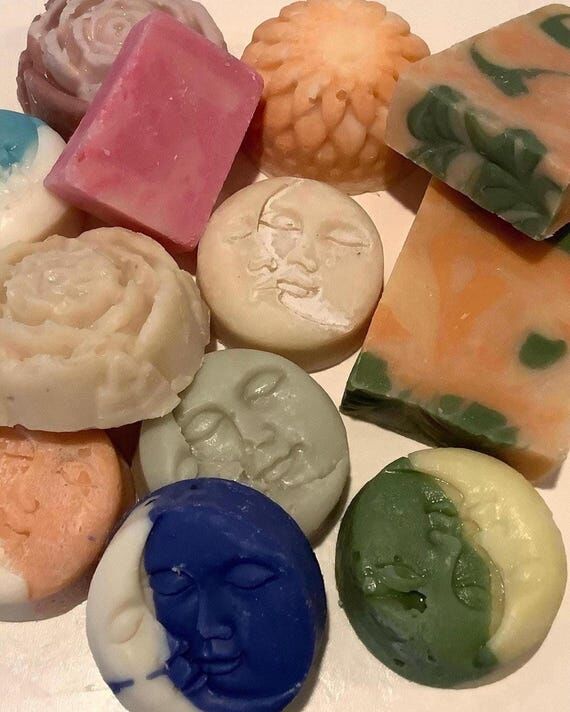 Handmade Ugly Soap Assortment, 2 Lbs Bars, Va...