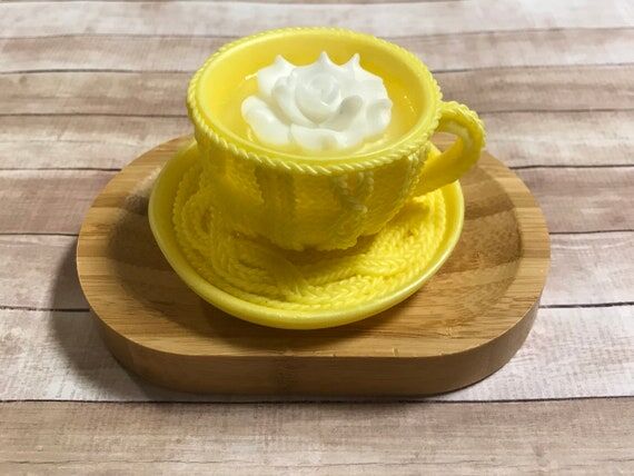 Teacup Flower Soap, Unique Handmade Gift...