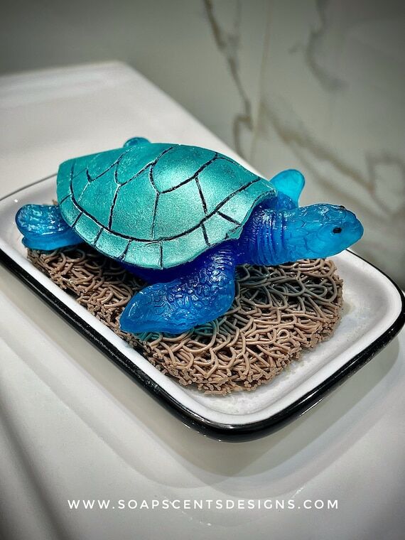 Handmade Sea Turtle Glycerin Soap | Ocean The...