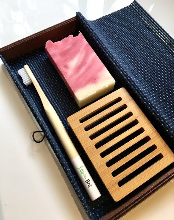 Sustainable Bathroom Set: Handmade Olive Oil ...