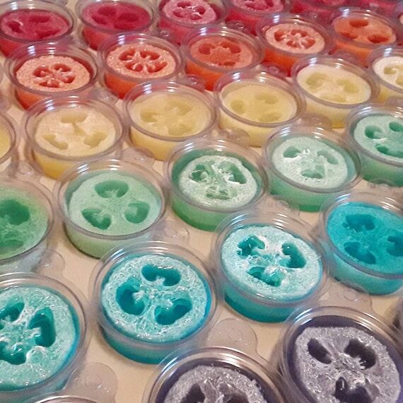 Round Loofah Soap - Choose Your Scent - Cherr...
