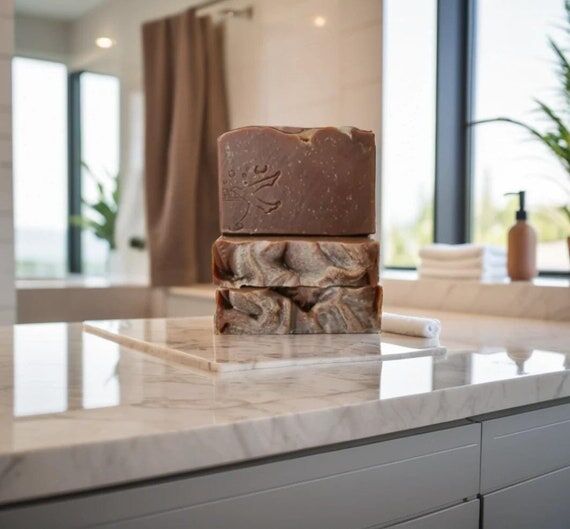 Sandalwood Vanilla Body Soap - Earthy Scent...