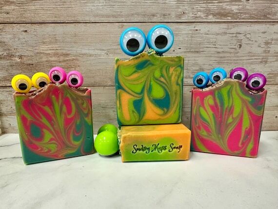 Monster Soap/Goat Milk Soap/Toy Soap/Soap for...