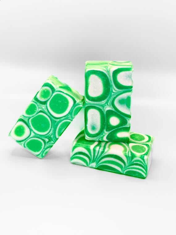 Cucumber Melon Handmade Cold Process Soap Bar...
