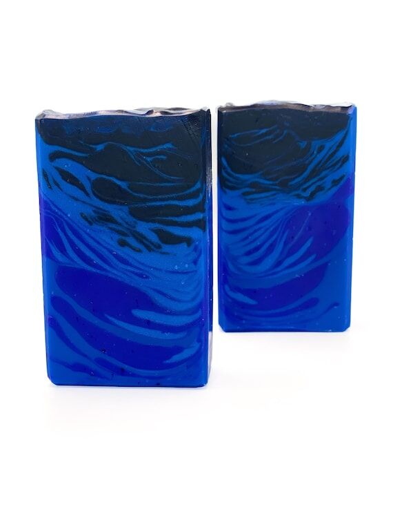 Blue Monday Handmade Cold Process Soap Bar, P...