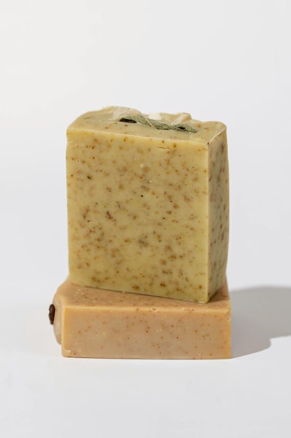 Handmade Rosemary Sage Soap – Vegan Moistur...