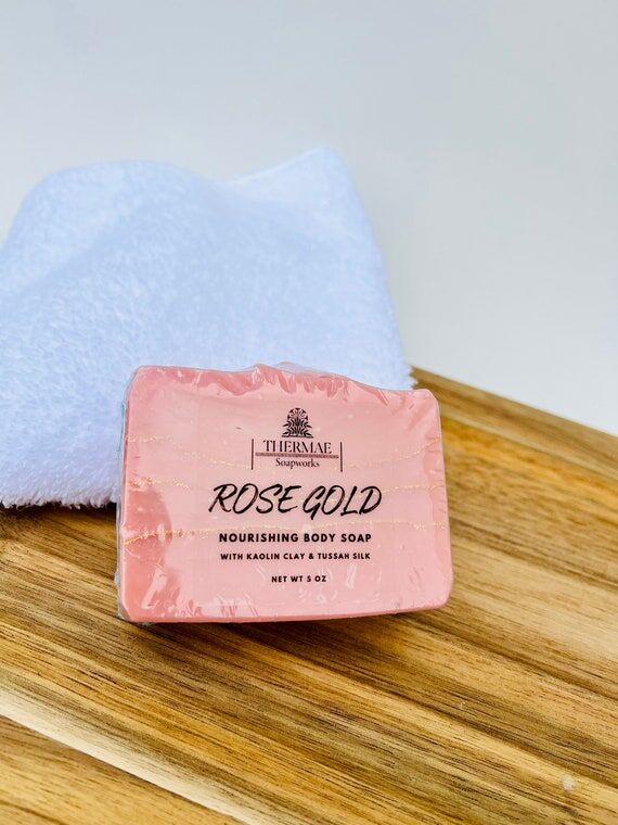 Rose Gold Cold Process Soap...