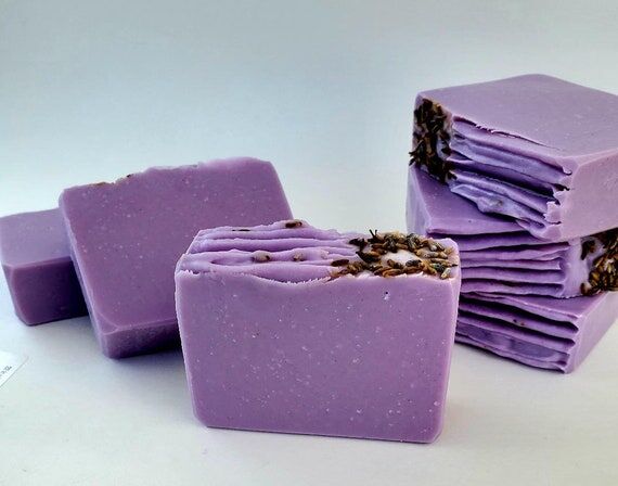 Lavender Goat Milk Soap, Tussah Silk, Small B...