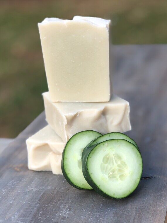 Aloe & Cucumber Facial Soap| Handmade Soap| C...
