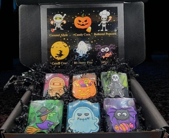 Halloween Character Soap Set: Spooky Gift for...