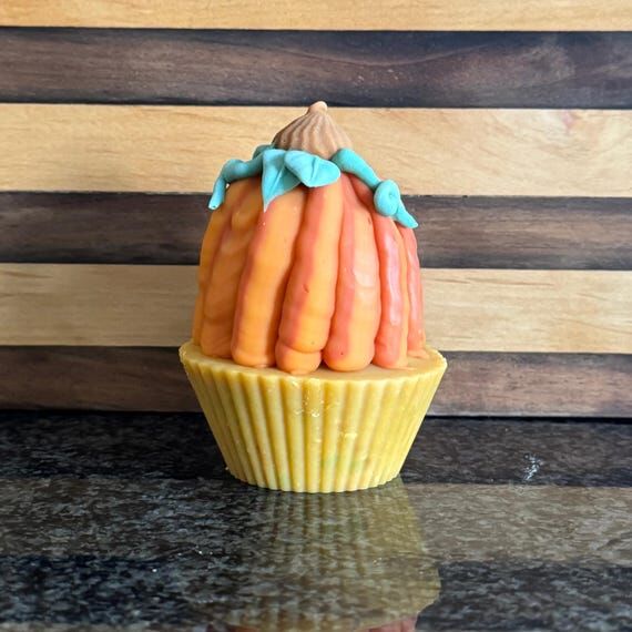 Unscented Pumpkin Soap Cupcake | Unscented So...