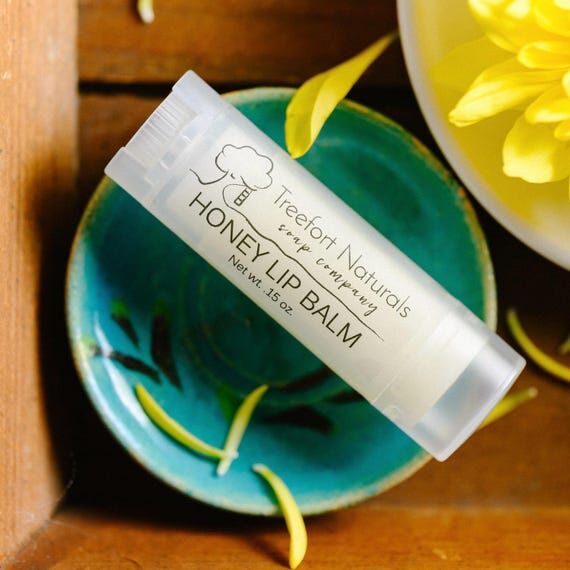 Honey Lip Balm - All Natural, made with local...