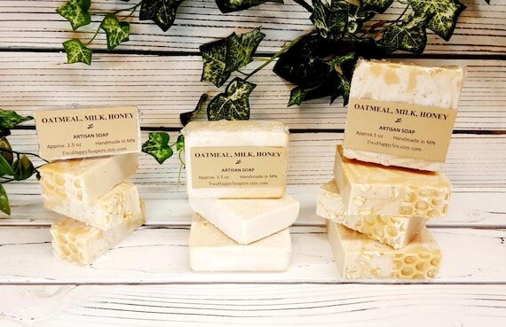 OATMEAL, MILK & HONEY handmade coldprocesse...
