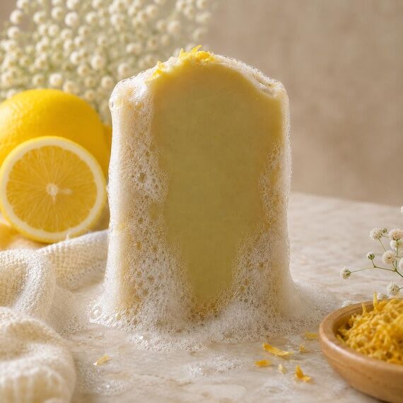 Lemon Essential Oil Soap | Vegan | Handmade A...