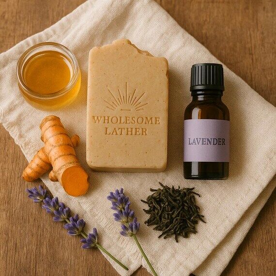 Lavender Bliss | Handmade Soap Bar | Green Te...
