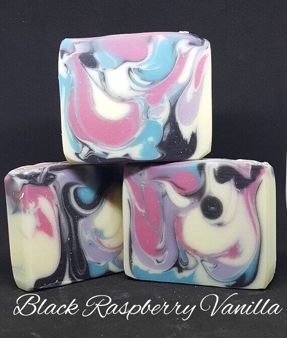 Black Raspberry Vanilla Handcrafted Soap...